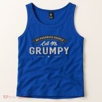 Graphic 365 My Favorite People Call Me Grumpy Grandpa Gift Tank Top thumb 2