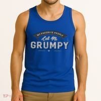 Graphic 365 My Favorite People Call Me Grumpy Grandpa Gift Tank Top thumb 3