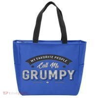 Graphic 365 My Favorite People Call Me Grumpy Grandpa Gift Tote Bag thumb 0