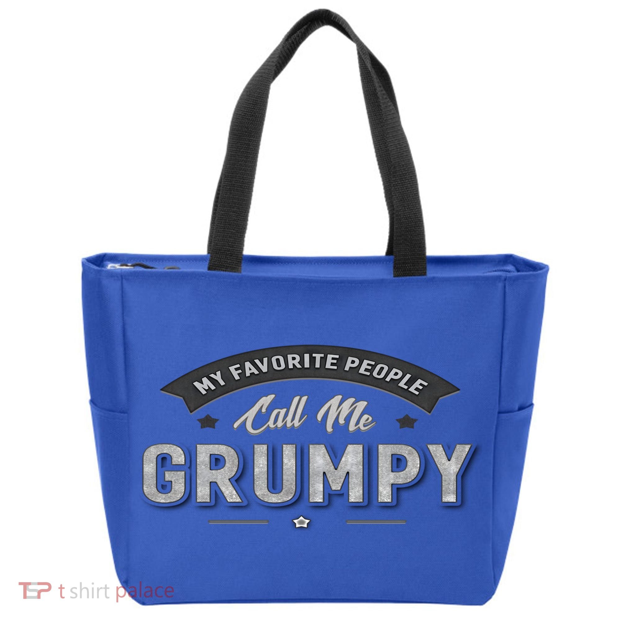 Graphic 365 My Favorite People Call Me Grumpy Grandpa Gift Tote Bag