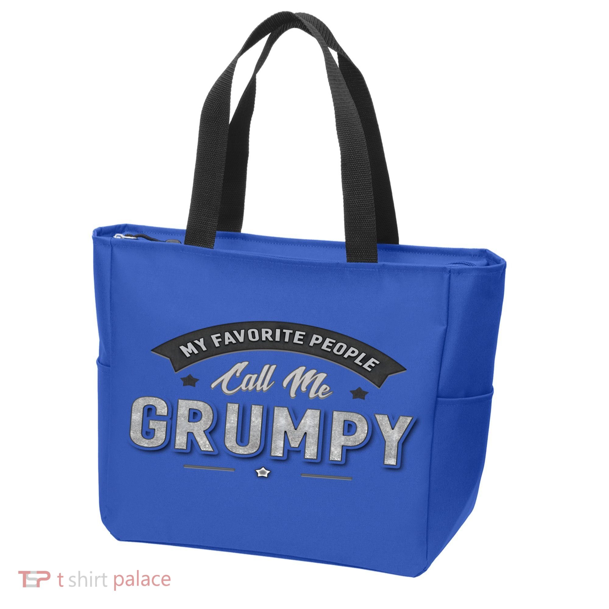 Graphic 365 My Favorite People Call Me Grumpy Grandpa Gift Tote Bag