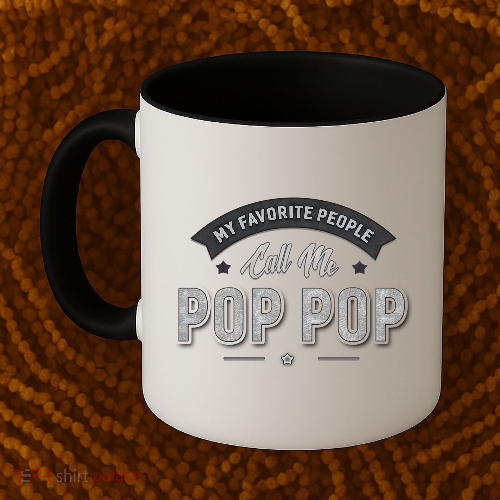 Graphic 365 My Favorite People Call Me Pop Pop Grandpa Meaningful Gift Coffee Mug