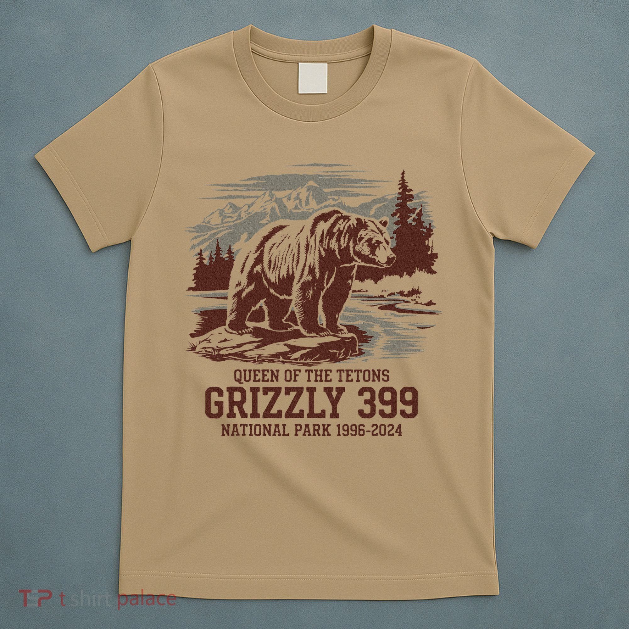 Grizzly 399 National Park Preserve Queen Of The Tetons T-Shirt