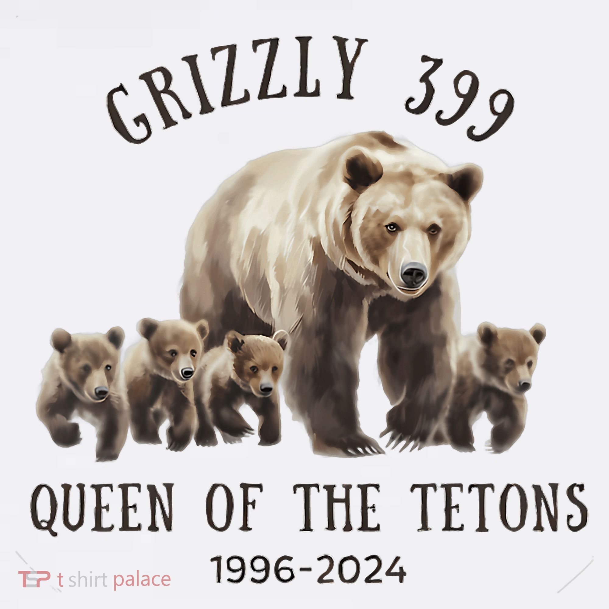 Grizzly 399 Queen Of The Tetons National Park Bear Polo