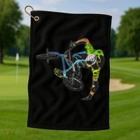 Graphic 365 Sport Bmx Bike Cute Gift Golf Towel thumb 1