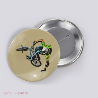 Graphic 365 Sport Bmx Bike Cute Gift Button