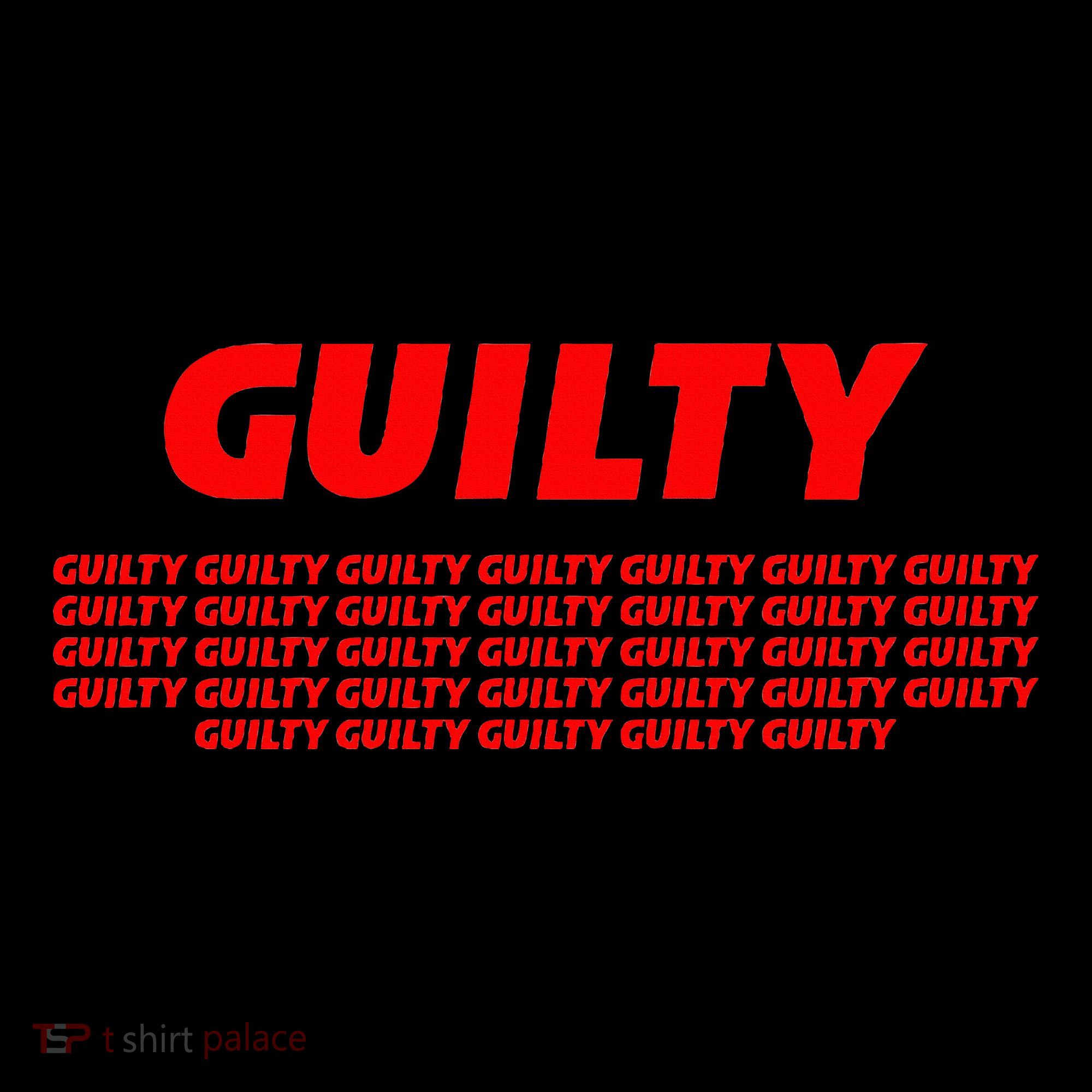 Guilty 34 Times With Red Letters Women's Hoodie