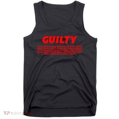 Guilty 34 Times With Red Letters Tank Top