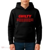 Guilty 34 Times With Red Letters Kids Hoodie thumb 4