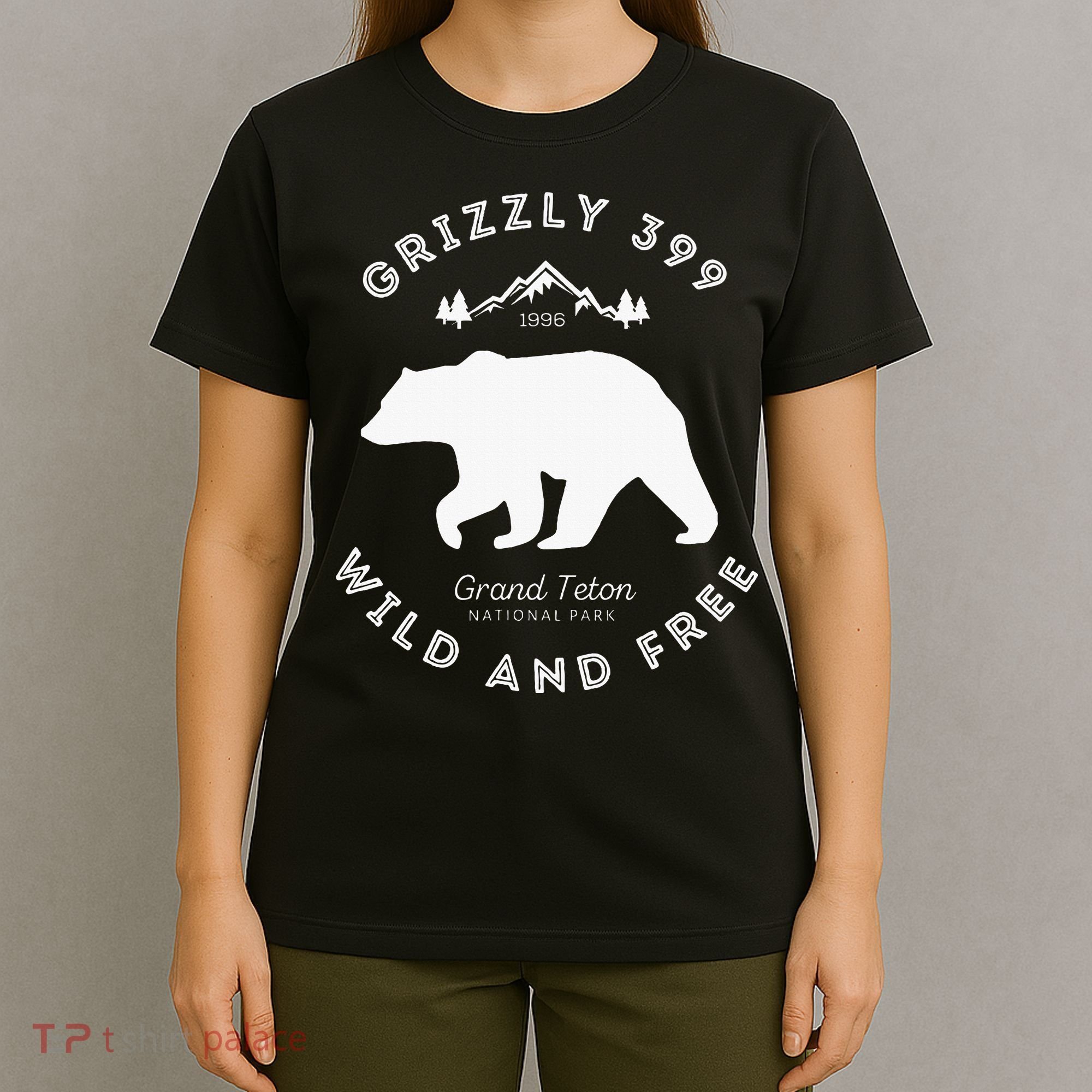 Grizzly 399 Wild & Free Grand Teton National Park T-Shirt