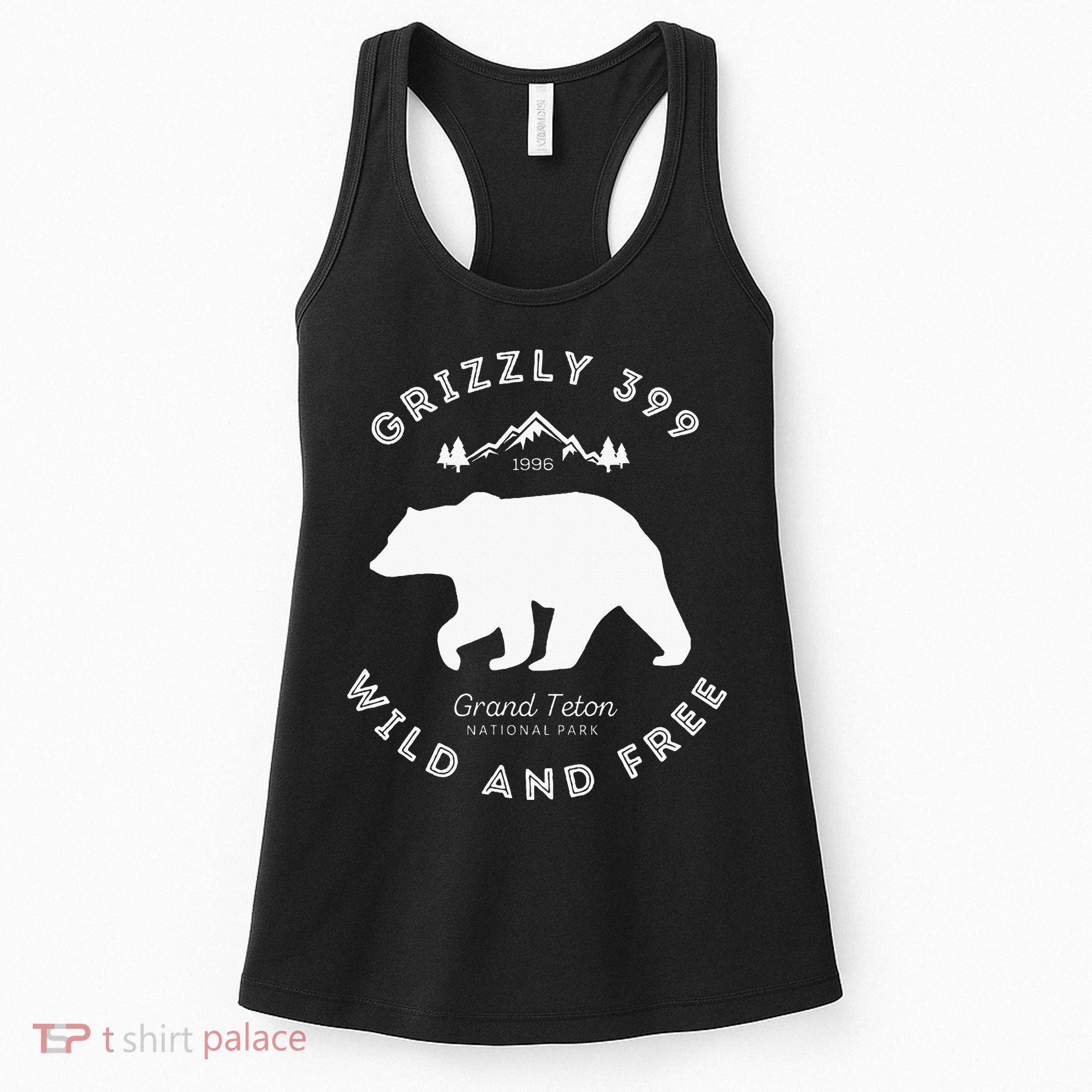 Grizzly 399 Wild & Free Grand Teton National Park Women's Tank Top