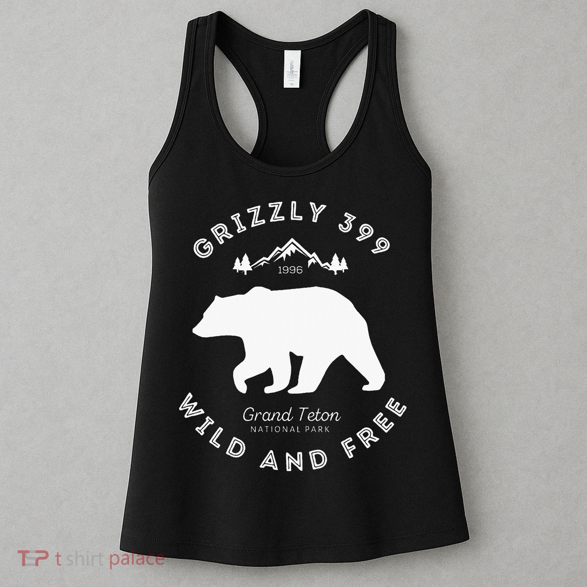 Grizzly 399 Wild & Free Grand Teton National Park Women's Tank Top