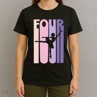Girl 4th Birthday Gift Ballet Dancer 4 Years Old Ballerina Girl T-Shirt thumb 4