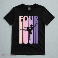 Girl 4th Birthday Gift Ballet Dancer 4 Years Old Ballerina Girl T-Shirt thumb 5