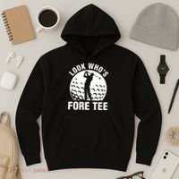 Golf 40th Birthday Look Who’s Fore 40 Forty Hoodie thumb 3