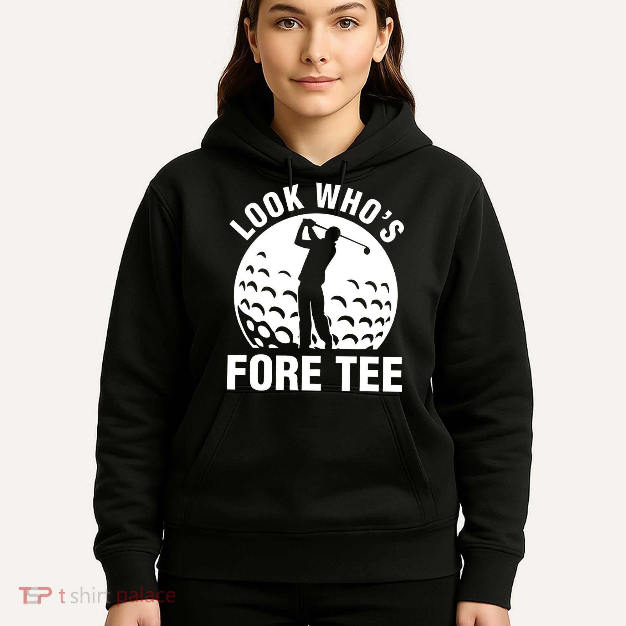 Golf 40th Birthday Look Who’s Fore 40 Forty Hoodie