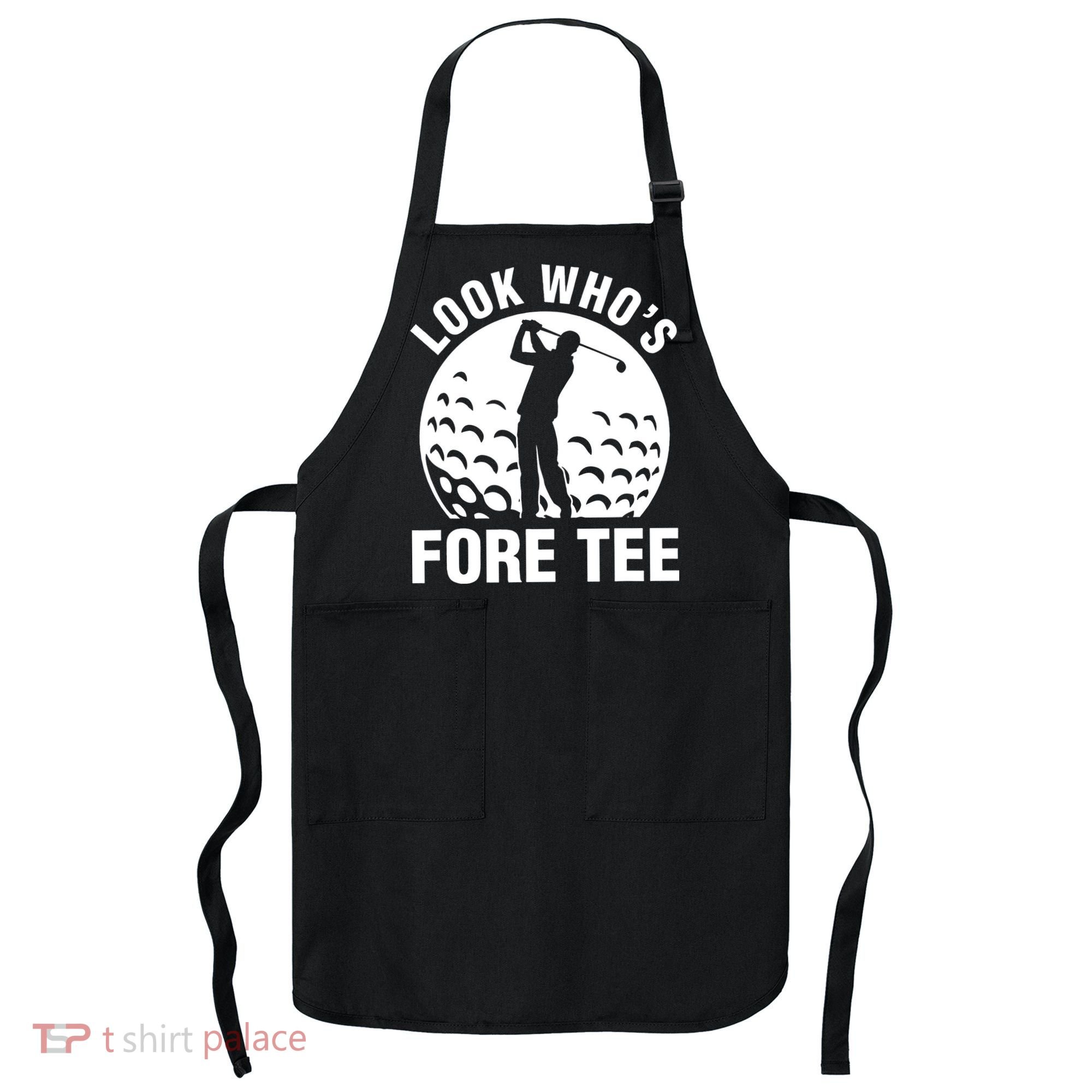 Golf 40th Birthday Look Who’s Fore 40 Forty Apron