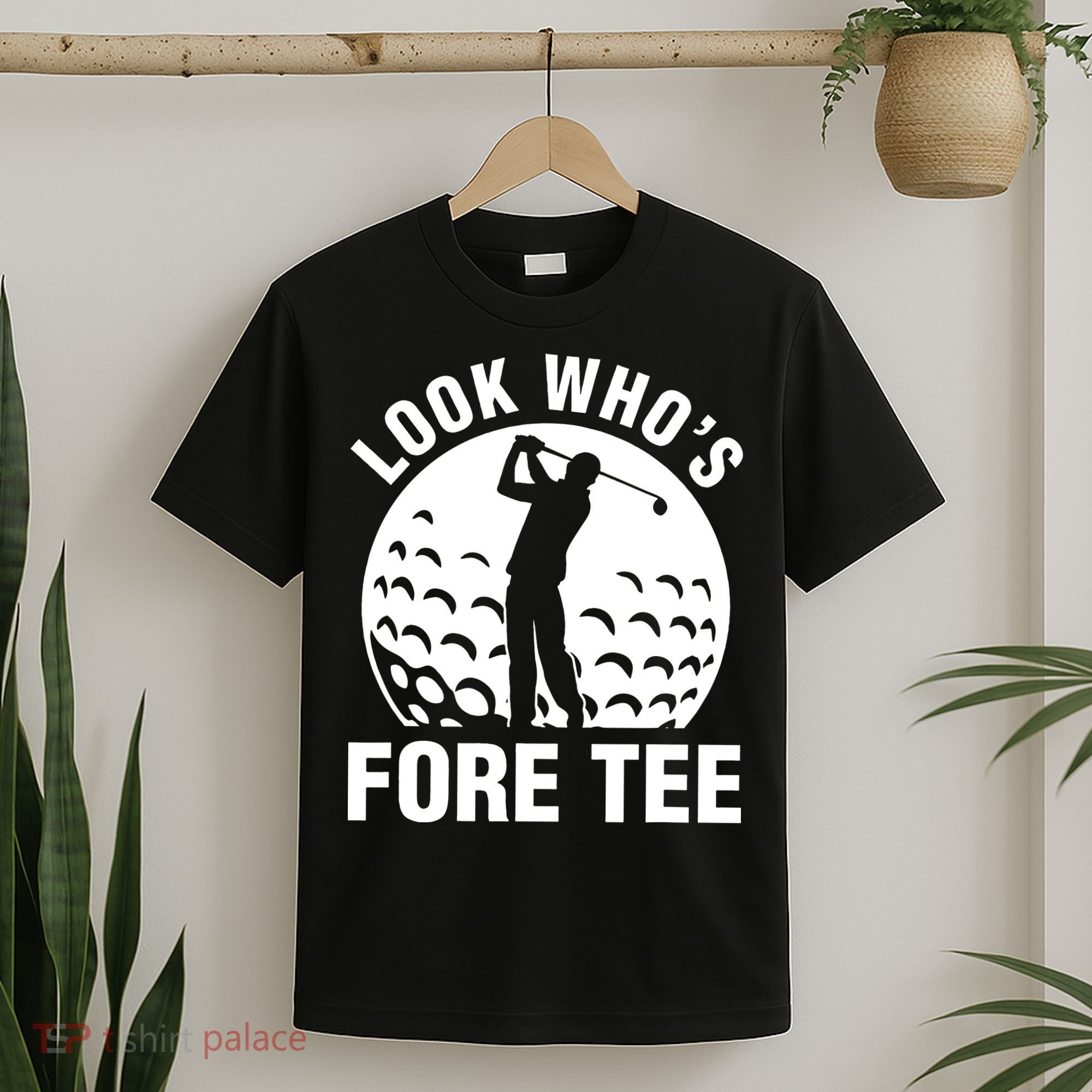 Golf 40th Birthday Look Who’s Fore 40 Forty T-Shirt