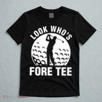 Golf 40th Birthday Look Who’s Fore 40 Forty T-Shirt thumb 5