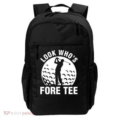 Golf 40th Birthday Look Who’s Fore 40 Forty Backpack
