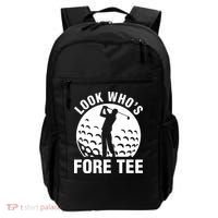 Golf 40th Birthday Look Who’s Fore 40 Forty Backpack thumb 0