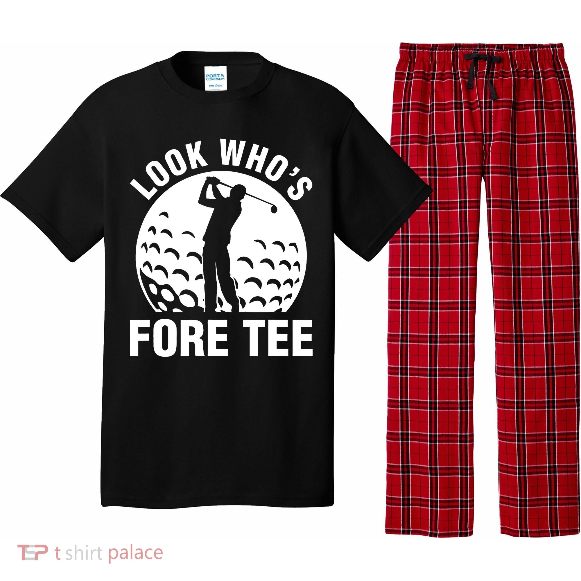 Golf 40th Birthday Look Who’s Fore 40 Forty Pajama Set