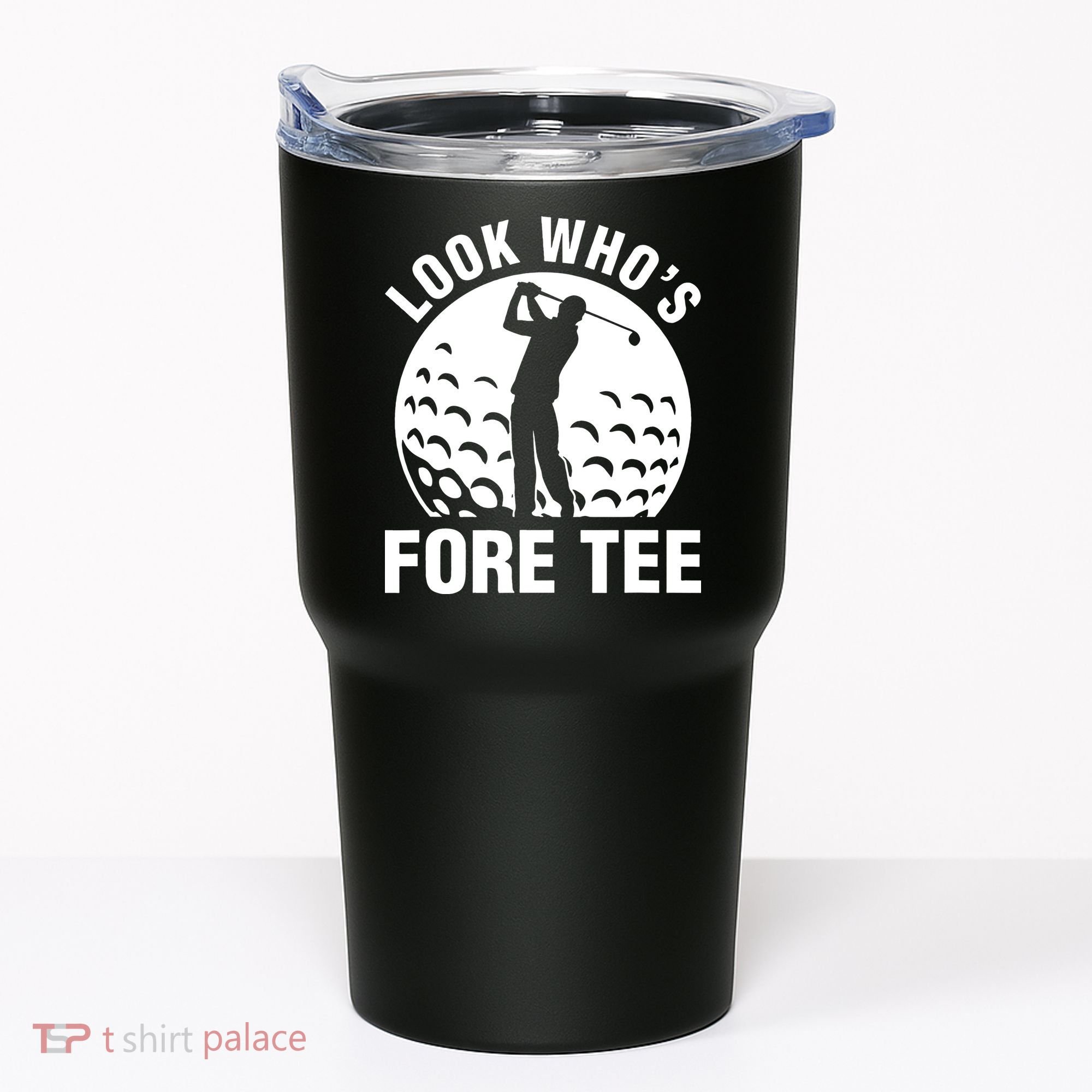 Golf 40th Birthday Look Who’s Fore 40 Forty Tumbler