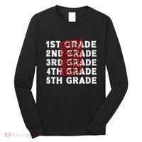 Goodbye 4th Grade Graduation Last Day School Hello 5th Grade Long Sleeve Shirt thumb 0
