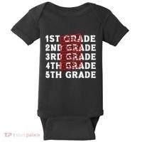 Goodbye 4th Grade Graduation Last Day School Hello 5th Grade Baby Bodysuit thumb 0