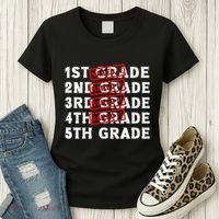 Goodbye 4th Grade Graduation Last Day School Hello 5th Grade Women's T-Shirt thumb 3
