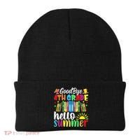 Goodbye 4th Grade Hello Summer Last Day Of School Beanie thumb 0