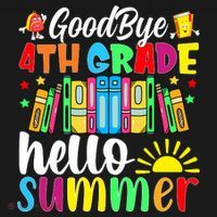 Goodbye 4th Grade Hello Summer Last Day Of School Baby Bodysuit thumb 2