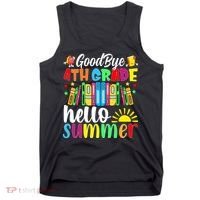 Goodbye 4th Grade Hello Summer Last Day Of School Tank Top thumb 0