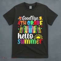 Goodbye 4th Grade Hello Summer Last Day Of School T-Shirt thumb 4