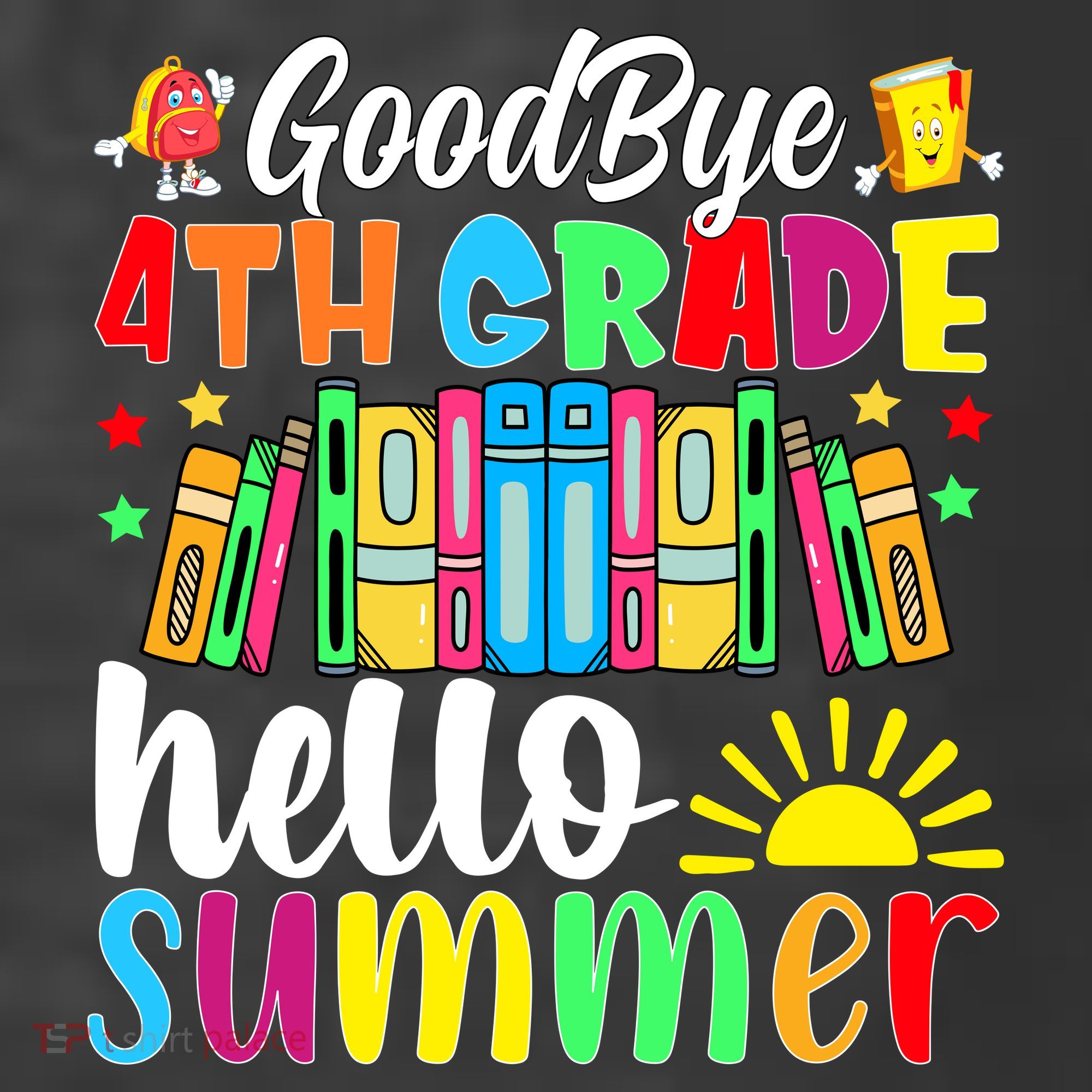 Goodbye 4th Grade Hello Summer Last Day Of School Women's Hoodie