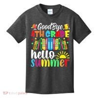Goodbye 4th Grade Hello Summer Last Day Of School Kids T-Shirt thumb 0