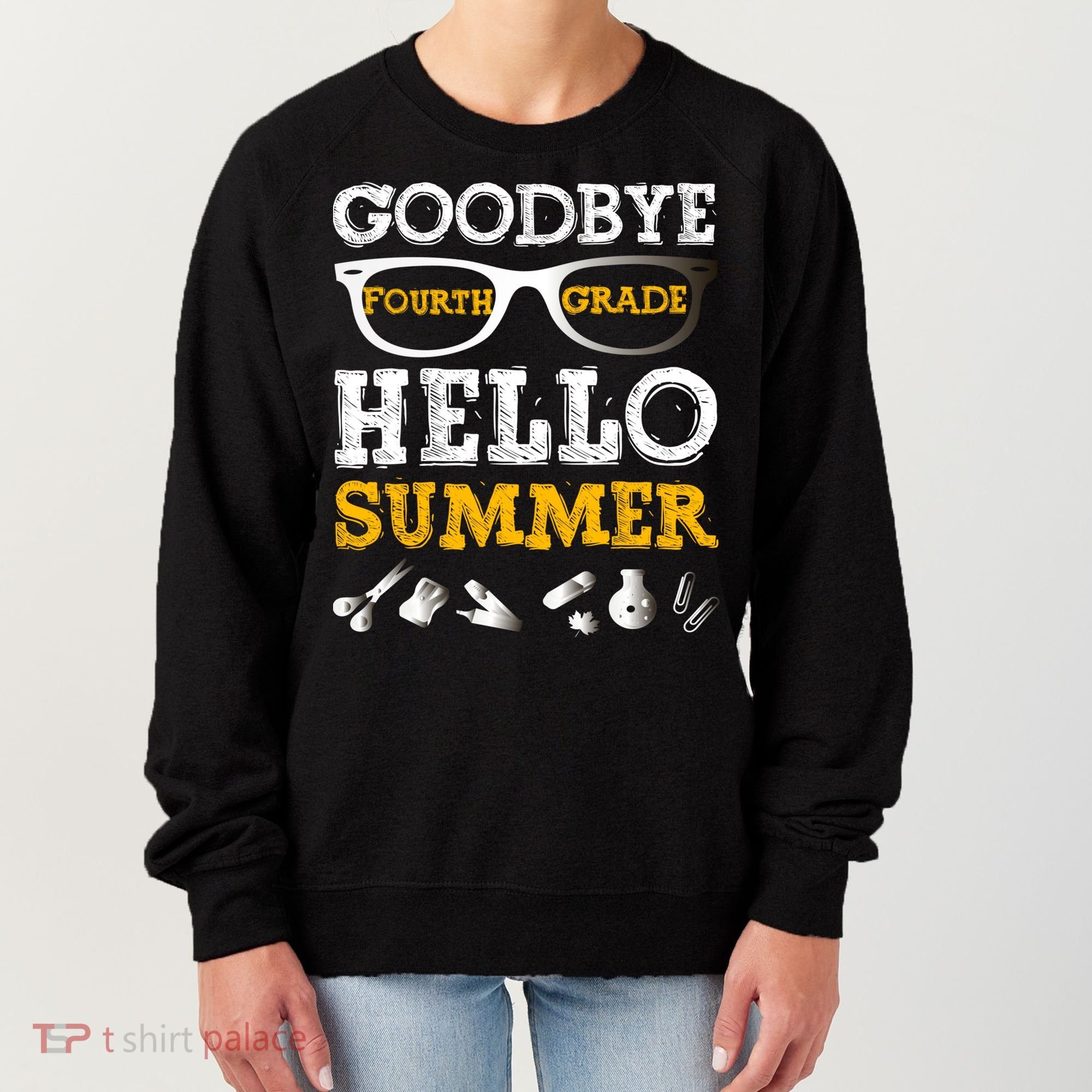 Goodbye 4Th Grade Hello Summer Gift Fourth Grade Graduate Gift Women's Sweatshirt