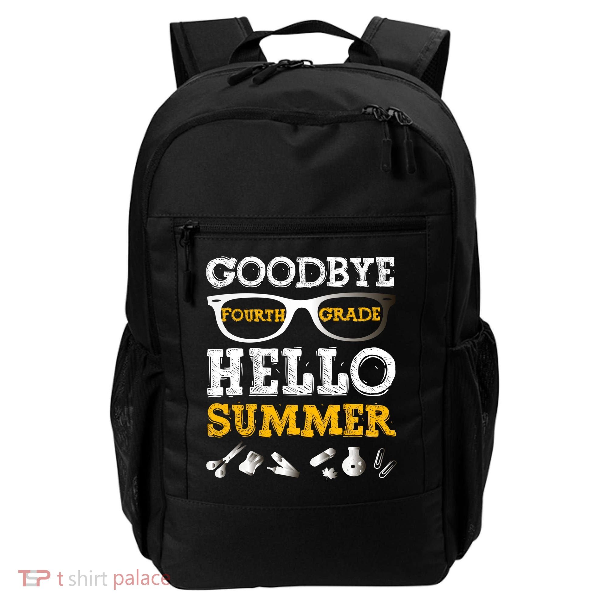 Goodbye 4Th Grade Hello Summer Gift Fourth Grade Graduate Gift Backpack