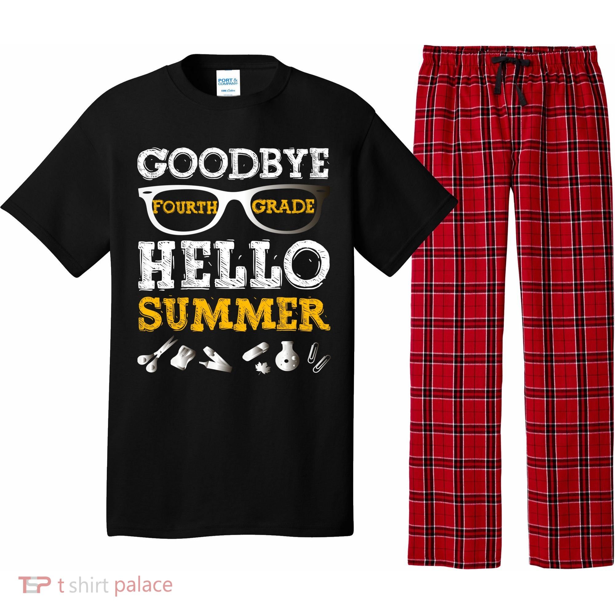 Goodbye 4Th Grade Hello Summer Gift Fourth Grade Graduate Gift Pajama Set