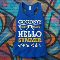 Goodbye 4Th Grade Hello Summer Gift Fourth Grade Graduate Gift Women's Tank Top thumb 3