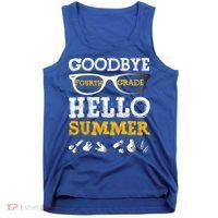 Goodbye 4Th Grade Hello Summer Gift Fourth Grade Graduate Gift Tank Top thumb 0