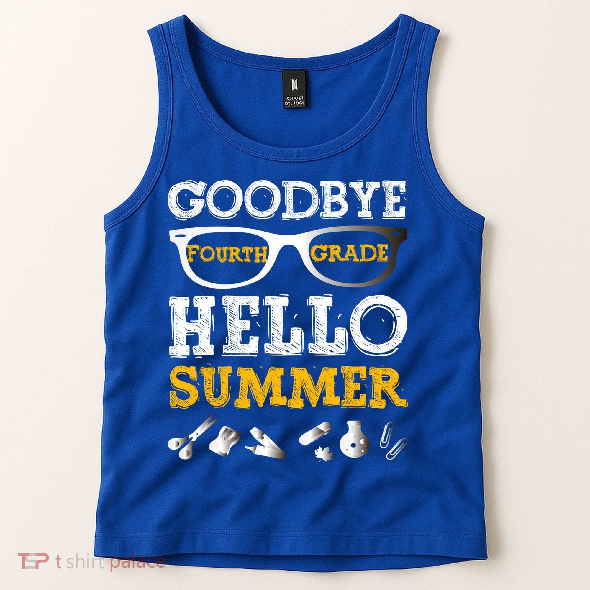 Goodbye 4Th Grade Hello Summer Gift Fourth Grade Graduate Gift Tank Top