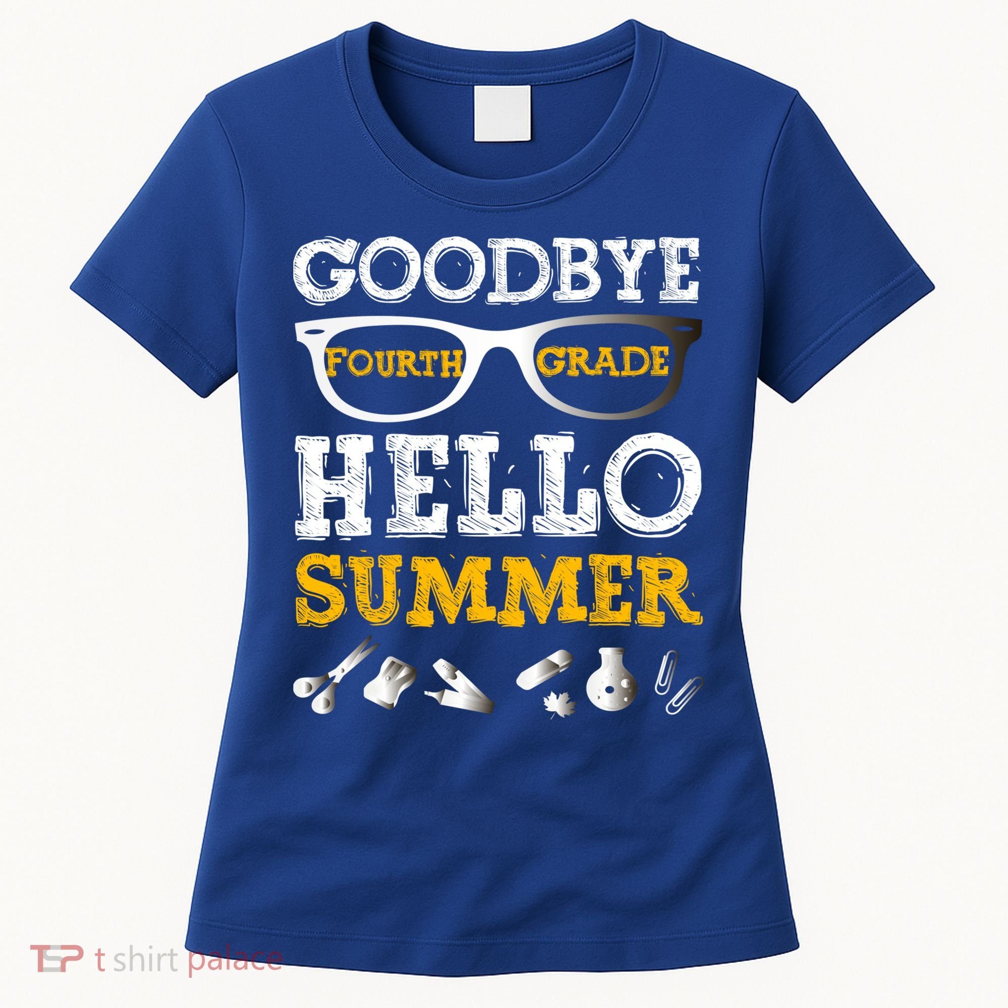 Goodbye 4Th Grade Hello Summer Gift Fourth Grade Graduate Gift Women's T-Shirt