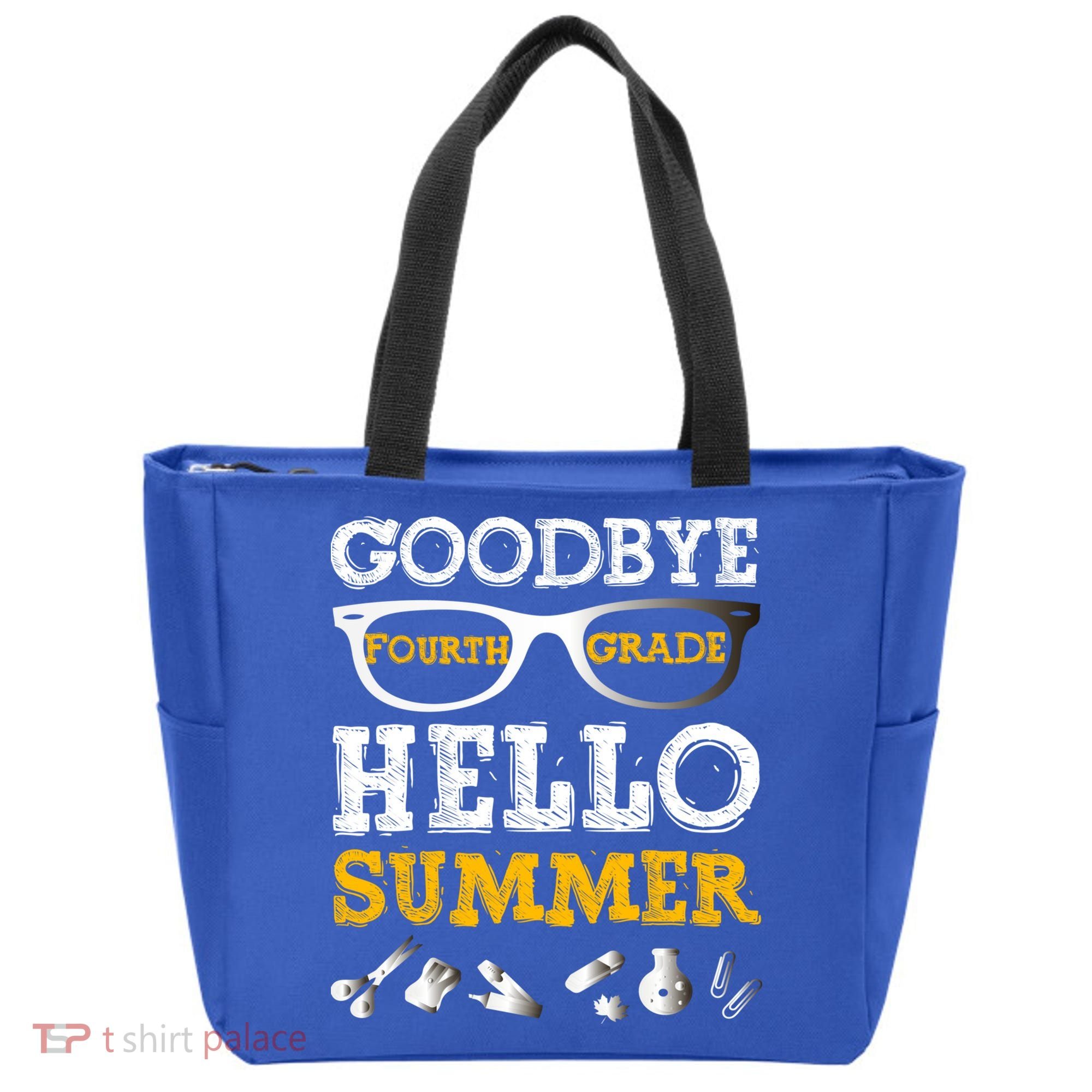 Goodbye 4Th Grade Hello Summer Gift Fourth Grade Graduate Gift Tote Bag