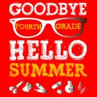 Goodbye 4Th Grade Hello Summer Gift Fourth Grade Graduate Gift Santa Hat thumb 1
