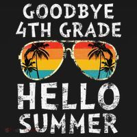 Goodbye 4th Grade Hello Summer Sunglasses Last Day Of School Gift Women's Tank Top thumb 5
