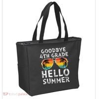 Goodbye 4th Grade Hello Summer Sunglasses Last Day Of School Gift Tote Bag thumb 2