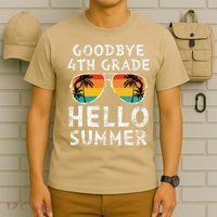 Goodbye 4th Grade Hello Summer Sunglasses Last Day Of School Gift T-Shirt thumb 6