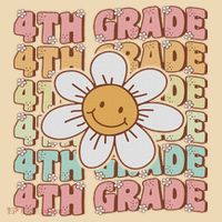 Groovy 4th Grade Back To School First Day Of Fourth Grade Tote Bag thumb 4