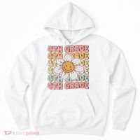 Groovy 4th Grade Back To School First Day Of Fourth Grade Hoodie thumb 0